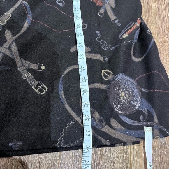 Vintage equestrian virgin wool long skirt hammer - Picture 7 of 11